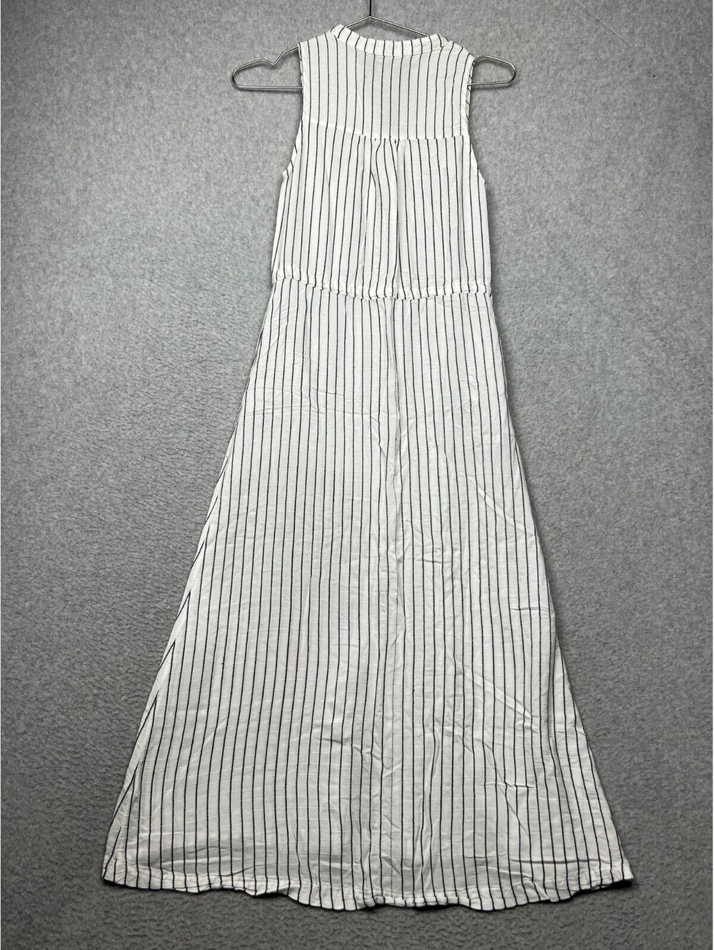 PAZZO Button Up Shirt Dress Womens S Striped Beach Simple Casual - Picture 2 of 9